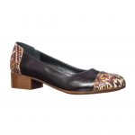 Pantofi dama din piele naturala - Maro Model Traditional Bej - T6 MMTB