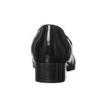 Pantofi dama din piele naturala - Negru Varf Sarpe Galben - T7 NVSG