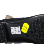 Pantofi dama din piele naturala - Negru Varf Sarpe Galben - T7 NVSG