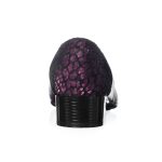 Pantofi dama din piele naturala - Bordo Box + Poney - T8 BBP
