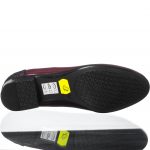 Pantofi dama din piele naturala - Bordo Box + Poney - T8 BBP