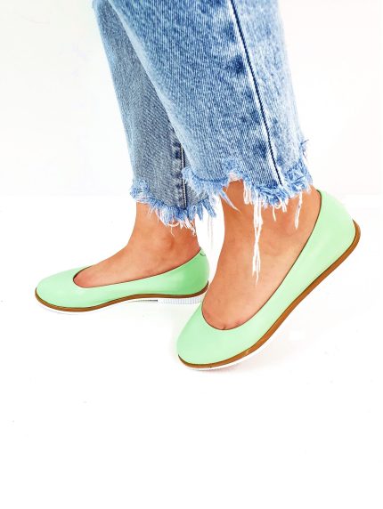 Balerini dama din piele naturala - Vernil - BL1 VN