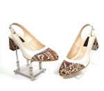 Sandale dama din piele naturala - Bej Model Traditional Bej - A55 BMTB