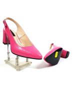 Sandale dama din piele naturala - Roz - A91 R