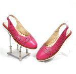 Sandale dama din piele naturala - Roz - T16 R