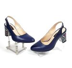 Sandale dama din piele naturala - Blu Toc Model Traditional - V7 BTMT