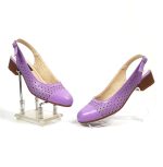Sandale dama din piele naturala - Lila - T16 L