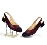 Sandale dama din piele naturala - Bordo Varf Pietricele - T16 BVP