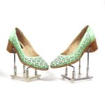 Pantofi dama perforati din piele naturala - Vernil - T15 VN