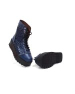 Bocanci vara perforati din piele naturala - Blue Box - BV31 BB
