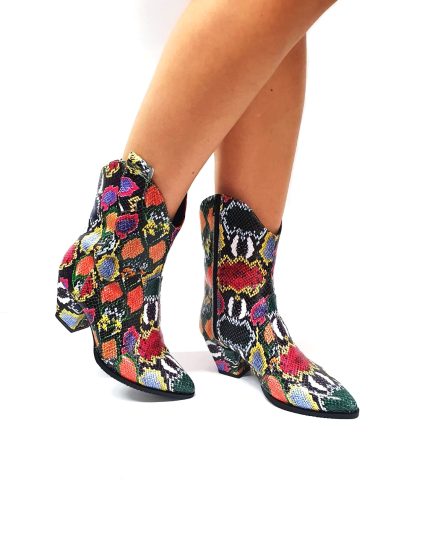 Ciocate dama din piele naturala - Sarpe Colorat - Ciocate SC