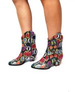 Ciocate dama din piele naturala - Sarpe Colorat - Ciocate SC