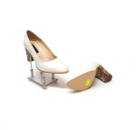 Pantofi dama din piele naturala - Bej Sidef cu Traditional Maro - R7 BSTM