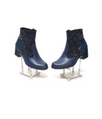 Ghete dama din piele naturala - Blue Box cu Camuflaj Negru - GX52 BBCN