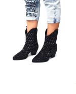 Ciocate dama din piele naturala - Negru 3D - Ciocate N3D