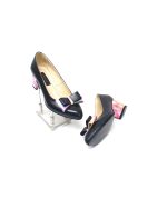 Pantofi dama din piele naturala - Negru Box Fulger - A12 NBF