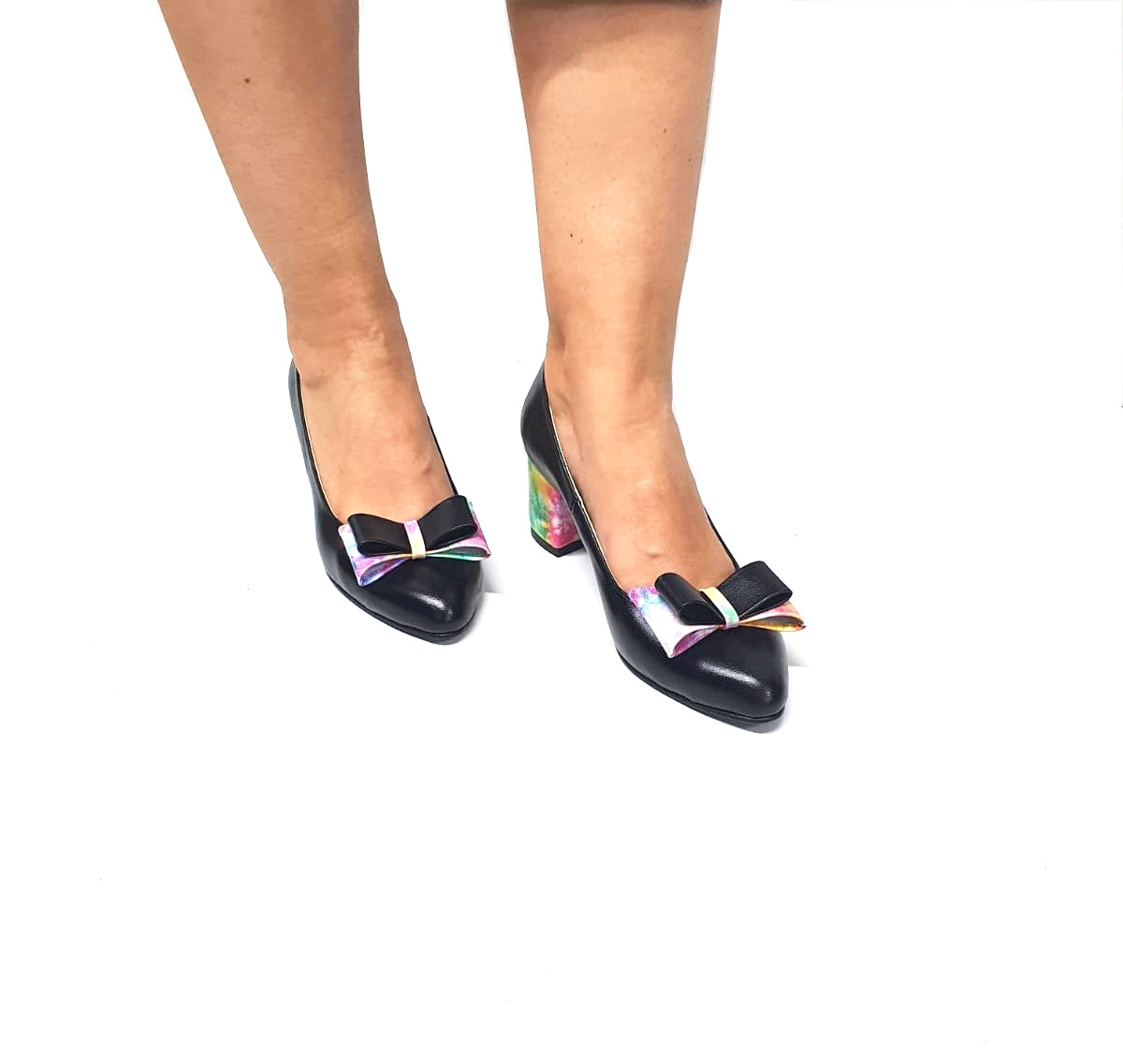 Pantofi dama din piele naturala - Negru Box Fulger - A12 NBF Pantofi dama din piele naturala - Negru Box Fulger - A12 NBF