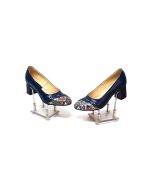Pantofi dama din piele naturala - Bleumarin cu Traditional - 03 BT