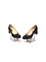 Pantofi dama din piele naturala - Negru Box cu Negru 3D - 03 NBN3D