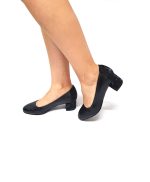 Pantofi dama din piele naturala - Negru cu Camuflaj Negru - A7 NCN