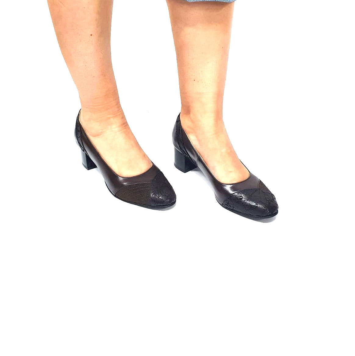 Pantofi dama din piele naturala - Maro Box cu Antilopa si Straveziu Maro - C33 MBASM Pantofi dama din piele naturala - Maro Box cu Antilopa si Straveziu Maro - C33 MBASM