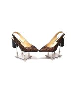 Sandale dama din piele naturala - Maro straveziu- A91 MS