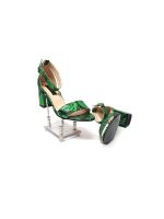 Sandale dama din piele naturala -Croco verde S10 CV
