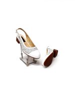 Sandale dama din piele naturala - Bej Sidef - T17 BJS