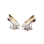 Pantofi dama din piele naturala -Bej sidef-T18 BS