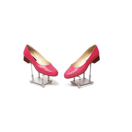 Pantofi dama din piele naturala -Roz -T18 R