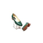 Pantofi dama din piele naturala -Verde-T18 V