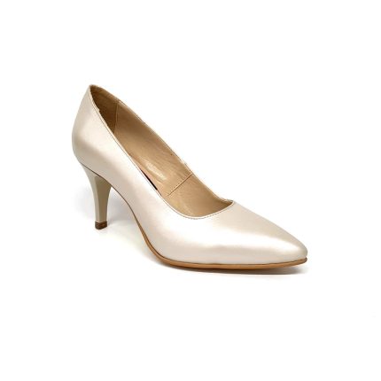 Pantofi dama din piele naturala - BEJ SIDEF - A17 BS
