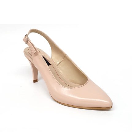 Sandale dama din piele naturala - Nude Box - D24 NUB