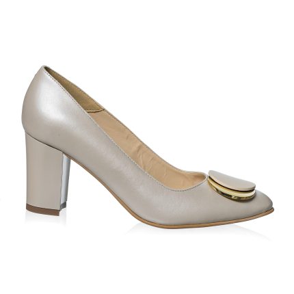 Pantofi dama din piele naturala - BEJ SIDEF- A30 BS