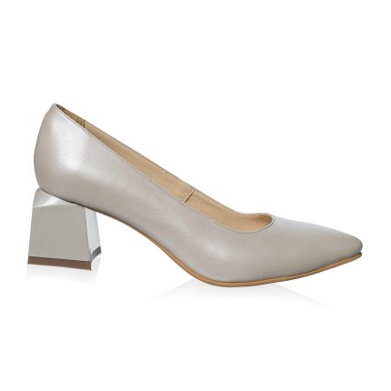Pantofi dama din piele naturala -BEJ SIDEF- A36 BS