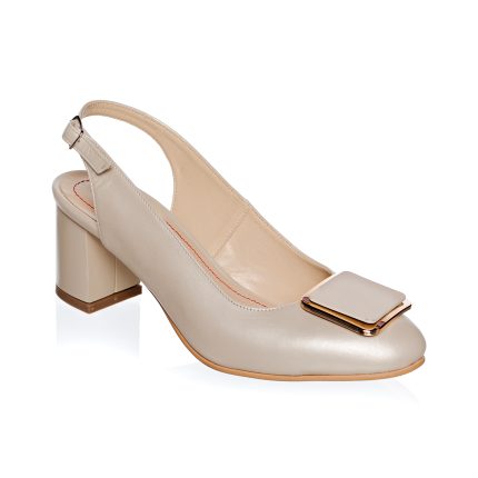 Sandale dama din piele naturala BEJ SIDEF - D41 BS