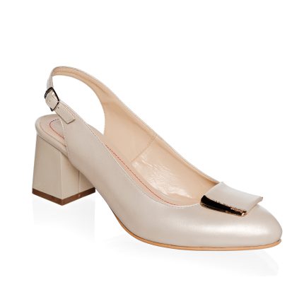 Sandale dama din piele naturala  - BEJ SIDEF  - D30 B