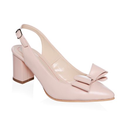 Sandale dama din piele naturala - NUDE BOX  - D18 NU