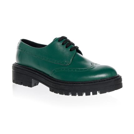Pantofi dama din piele naturala - VERDE BOX -G9 VB